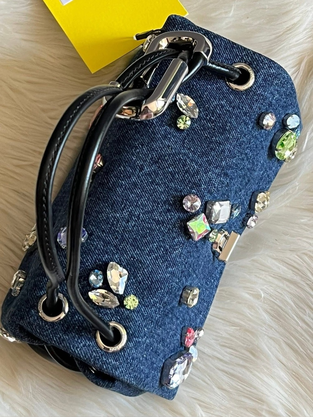 2P5HSC050H03 - Marc Jacobs The Gem Denim Mini Dual Bag - Picture 11 of 15